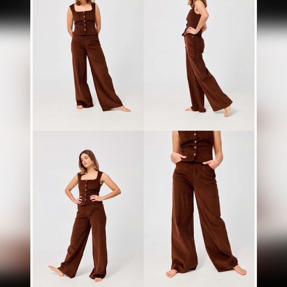 Meadows Heather Jeans Brown Size 8 - Picture 15 of 17